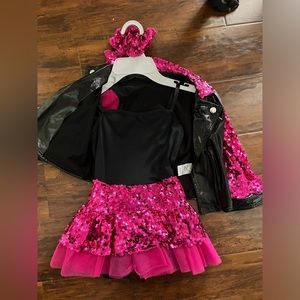 Girls dance costume with jacket